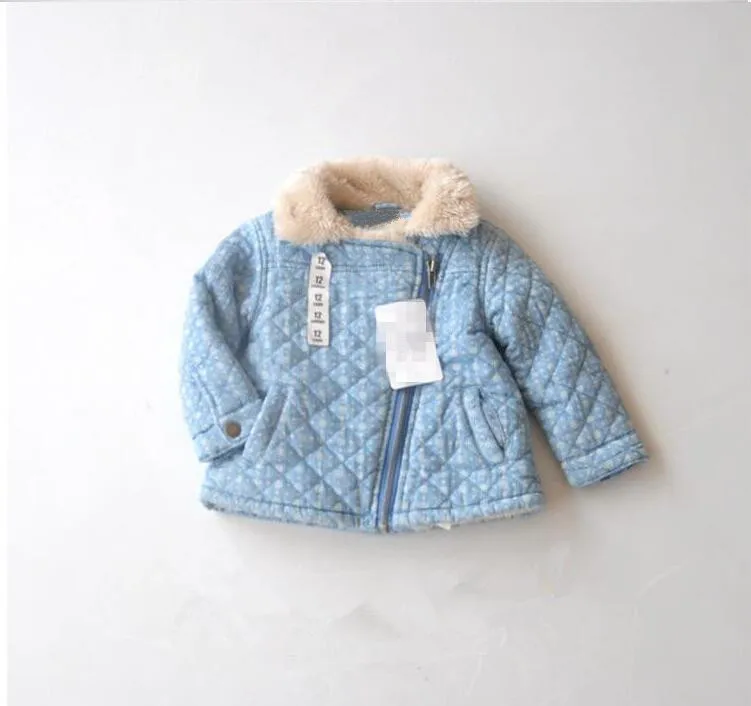 YC04160164 г.; зимняя куртка для маленьких девочек; пальто для девочек; детская куртка для девочек; одежда для малышей; детская куртка для девочек - Цвет: Синий