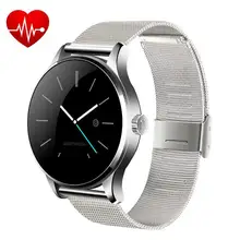 DHL 10 шт. умные часы с металлическим браслетом K88H bluetooth Смарт часы трек наручные часы монитор сердечного ритма Набор для Apple iPhone 7 IOS Android