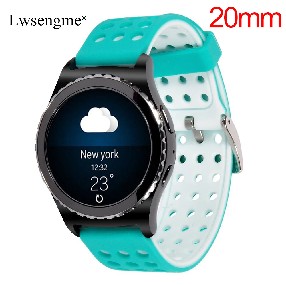 20 мм сменный смарт ремешок для наручных часов 42 2nd Gen Moto 360/Samsung S2 Classic (SM R732)/pebble time