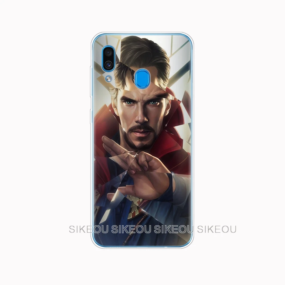 Чехол для Samsung Galaxy A50 A60 A10 A30 A40 A70 50 A9 A7 с принтами "Marvel", "Мстители", с супер-Героем капитан с принтом «Железный человек», танос - Цвет: 10882