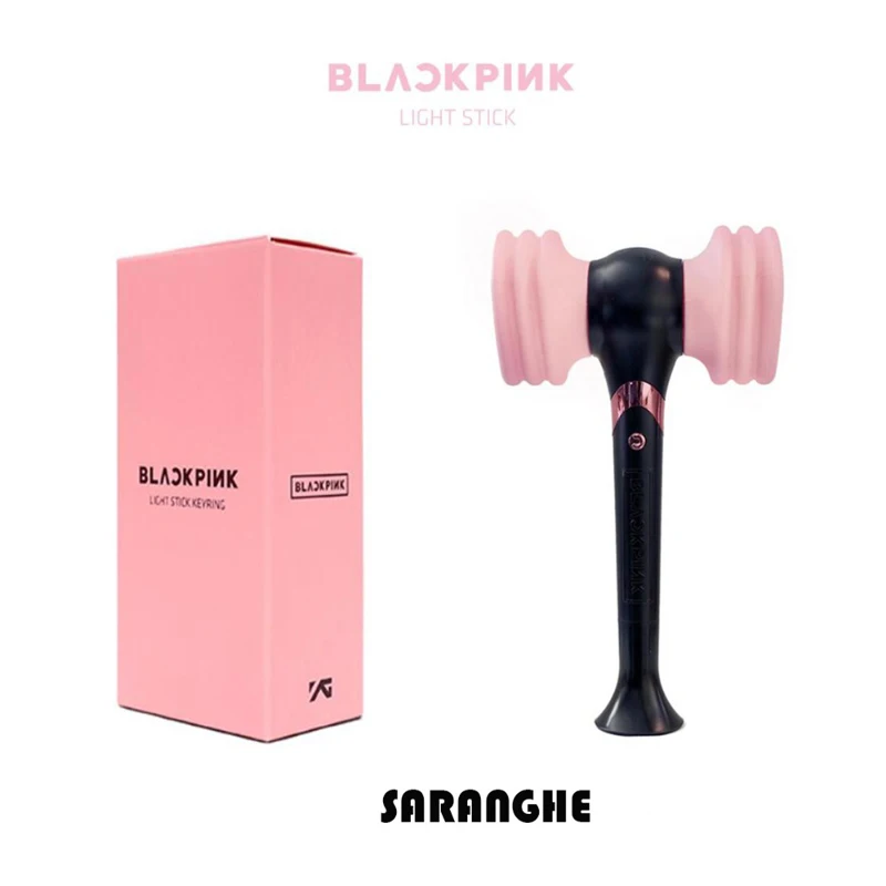 

Kpop Girl Crush BLACKPINK Light Sticks Pink Heart Hammer Concert Light LED Glow Lamp Ulzzang Korean Album BLINK Fans Gift Toys