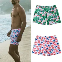 Новые мужские плавки с принтом для серфинга пляжные шорты для отдыха одежда для плавания нижнее белье модная пляжная одежда