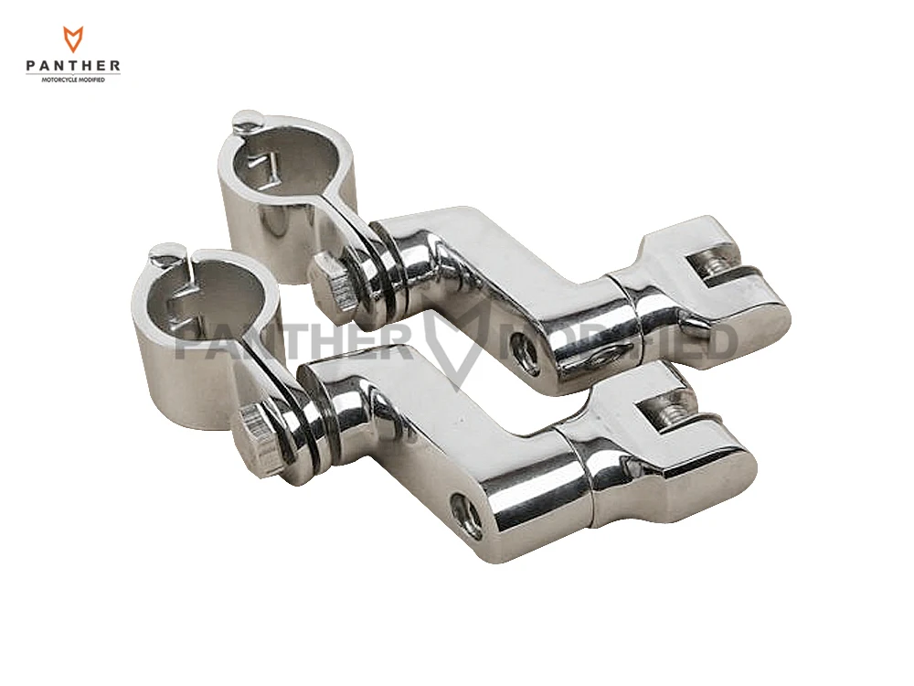 

30mm Aluminum Motorcycle Front Foot Rest Pegs Mount Kit Moto Adjustable FootPegs Footrest support case for Harley Yamaha Honda
