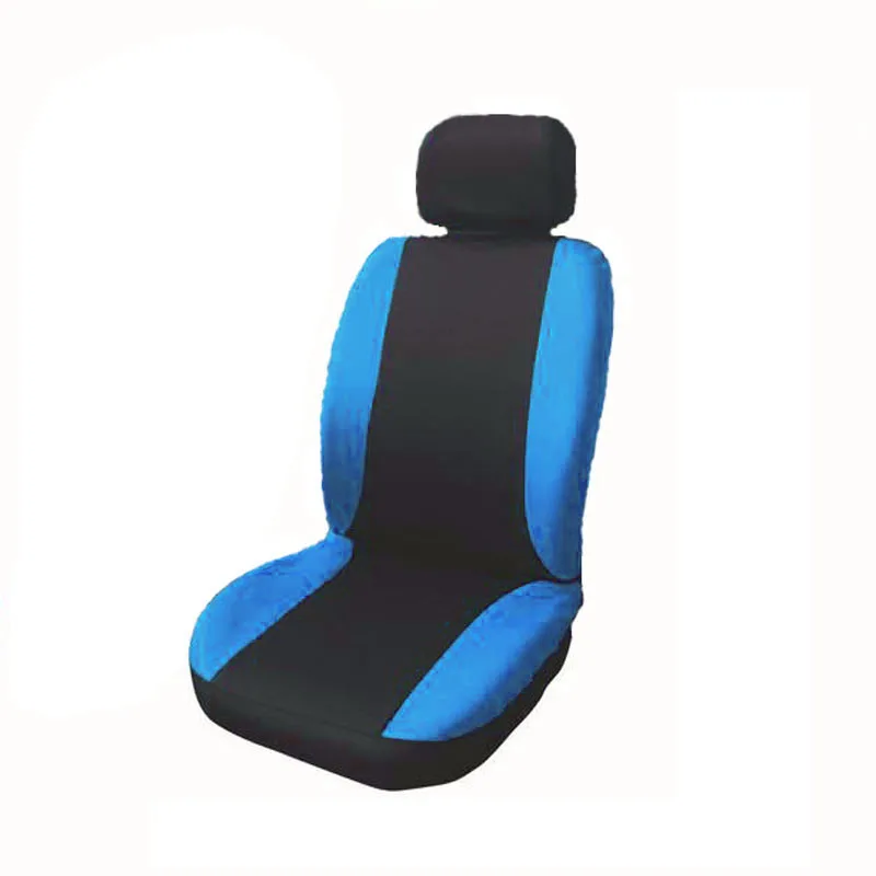 Детали Стиль чехол из полиэстера для автомобильного сиденья универсальный подходит для большинства автомобильных чехлов автомобильные чехлы для сидений 6 цветов - Название цвета: 2pcs blue