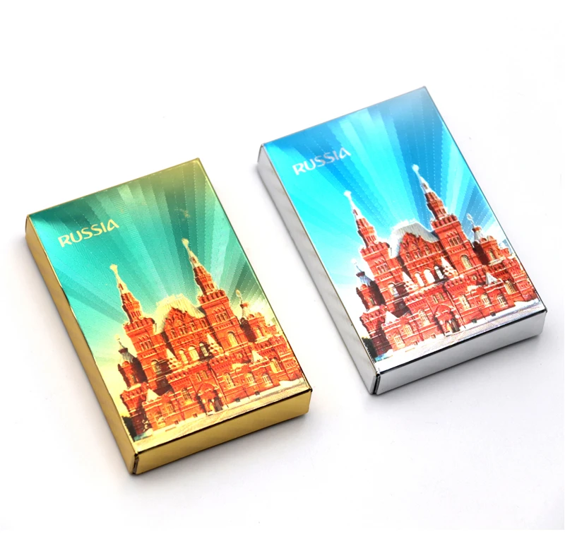 New Russia poker 24K Golden foil Playing Cards PVC Plastic Waterproof durable Poker cards game cards