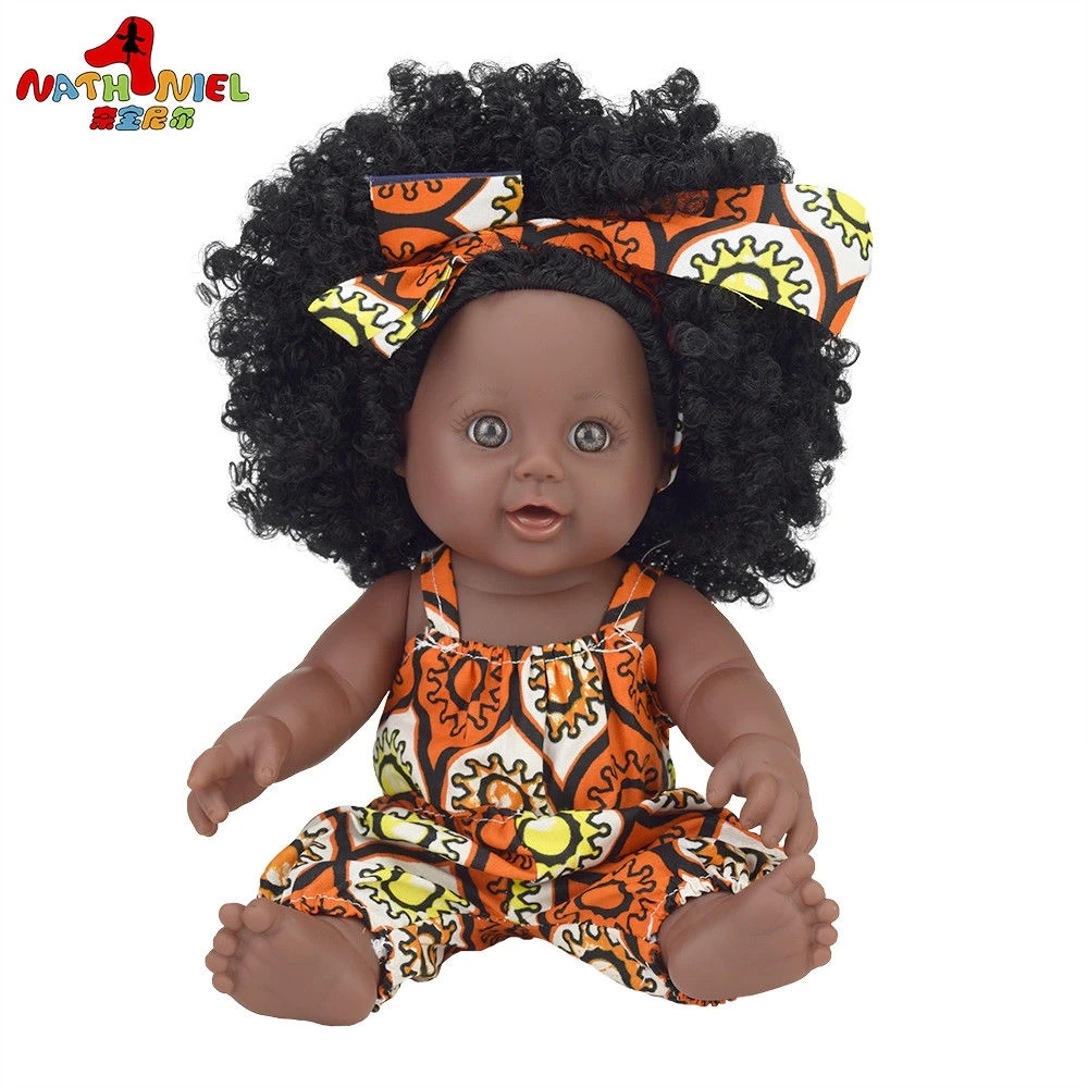 Ванна Черная! 12 дюймов kawaii baby dolls reborn силиконовый винил 30 см для новорожденных poupee