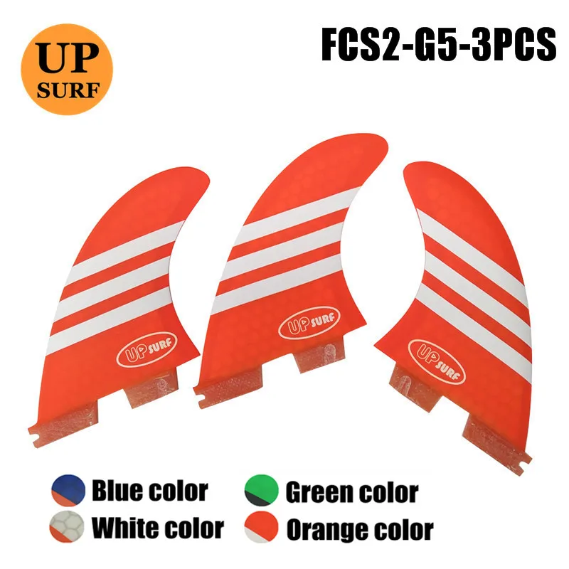 Surf Board fin Double Tabs 2 Fins M Orange Surfing Fins in Surf M Free Shippingfcs fins g5surf