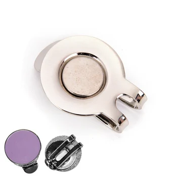 

Silver Golf Cap Clip Golf Ball Aiming Marker Professional Golf Training Aids Accessories High Quality
