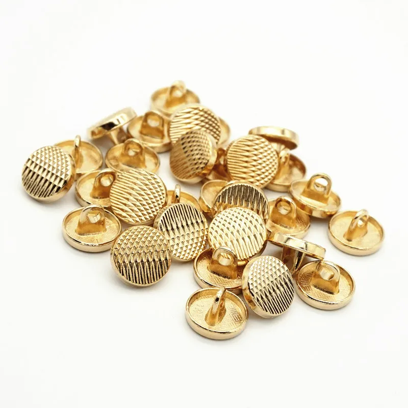 Beautiful Metal Buttons High Quality 10 Mm Multi usage Plating Shank