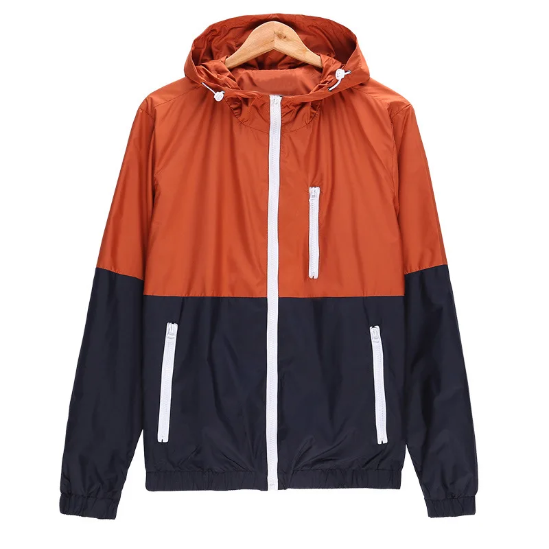 

Autumn Stylish Fashion High Quality Jacket Coats, Men Causal Hooded Jacket,Men Thin Windbreaker Zipper Hoodies Outwear 3XL
