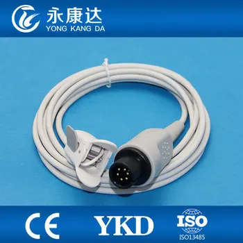 

Free shipping!! Bionet Direct Reusable spo2 sensor/ probe,AMP 6pin,Pediatric finger clip spo2 connector