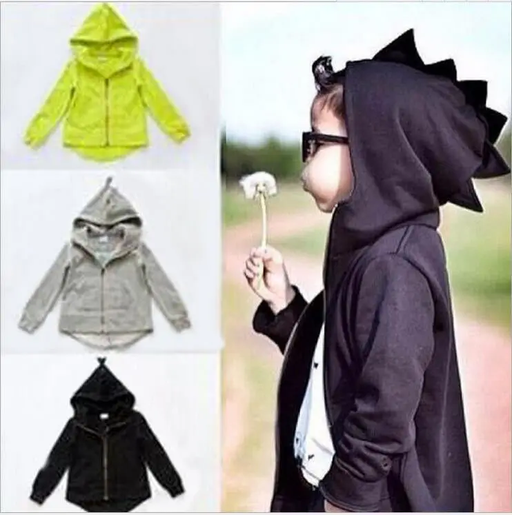 Helen115 Casual Kids font b Baby b font Boys Girls Long Sleeve Cotton Dinosaur Jacket Coat