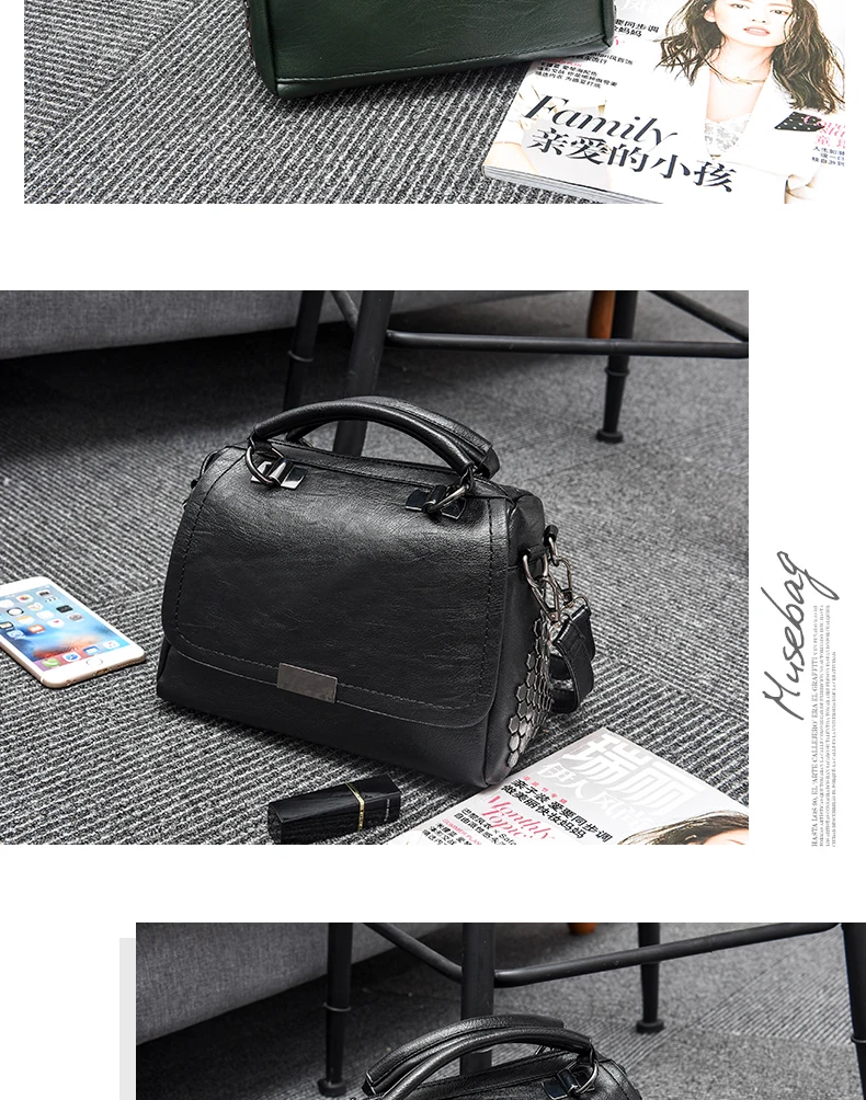 Модная брендовая женская сумка из искусственной кожи OL сумка на плечо сумка-мессенджер с цепочкой женская сумка через плечо для дам 614