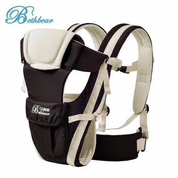 

Bethbear 0-30 Months Baby Carrier Multifunctional 4 in 1 Adjustable Backpack Buckle Mesh Wrap Infant Comfortable Ventilate