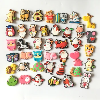 Free shipping (10pcs/lot) Cute Cartoon Animal fridge magnets whiteboard sticker Silicon Gel Refrigerator Magnets Kids gift