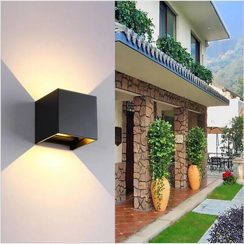 

6W/8W/10W Dimmable Double Wall Lamp LED Wall Light up an Down Outdoor Waterproof AC110V/AC220V-240V 50/60 HZ 3year warranty