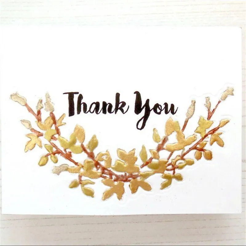 

Leafy Garland Metal Cutting Dies for Scrapbooking Crafts Card Making Album Embossing Stencil Dies 2019