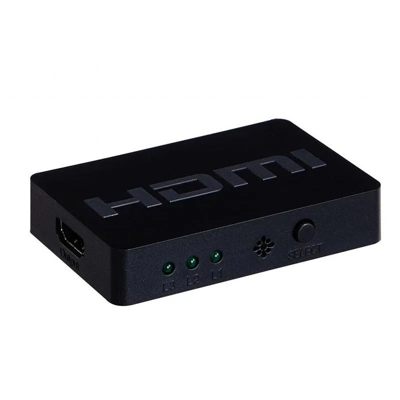 HIPERDEAL 3 порта 1080P видео HDMI переключатель сплиттер ИК пульт дистанционного управления для HDTV PS3 DVD EA Oct30HW