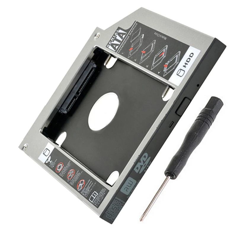 2nd жесткий диск HDD SSD Caddy для Sony vaio Vpceb3c5e Vgn-Nr498e Vpceb2 серии VPCEA VGN-SR VGN-BZ 12.7 мм |