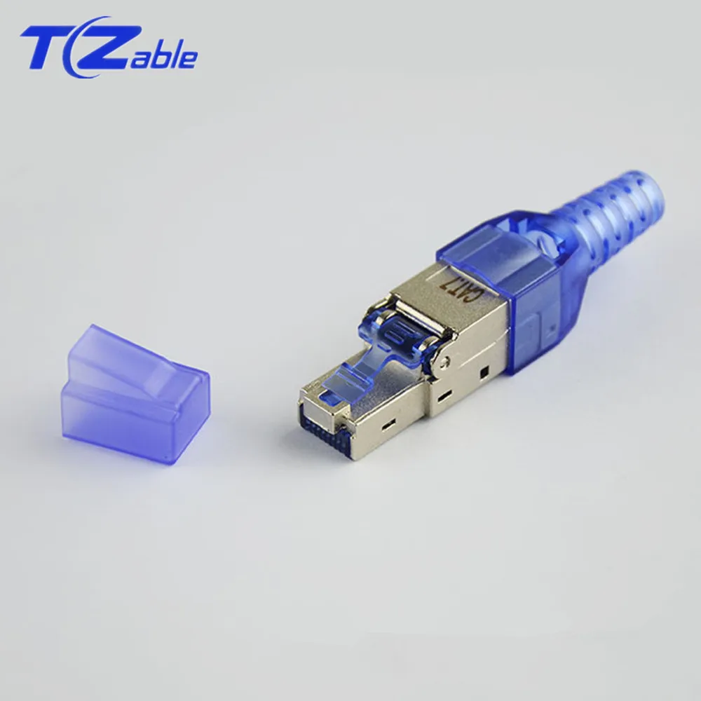 Высококачественный CAT7 Ethernet RJ45 коннектор экранированная кристальная головка