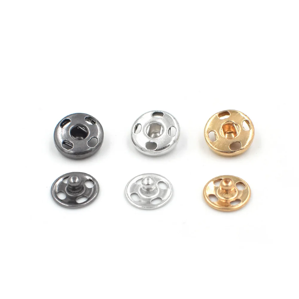Buy 20PCS/ lot 8mm metal Brass snaps. 4 hole dark