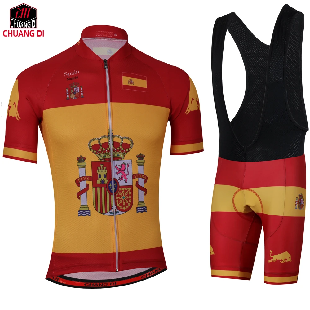 

ZM National flag New chuang di Cycling jerseys Quick Dry Ropa Ciclismo Cycling Jersey GEL Pad Bike Racing Bicycle Clothing