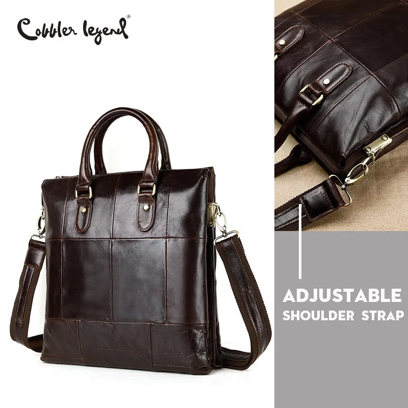 Сумка мессенджер мужская из натуральной кожи для ноутбука|brand shoulder bag|messenger bagshoulder