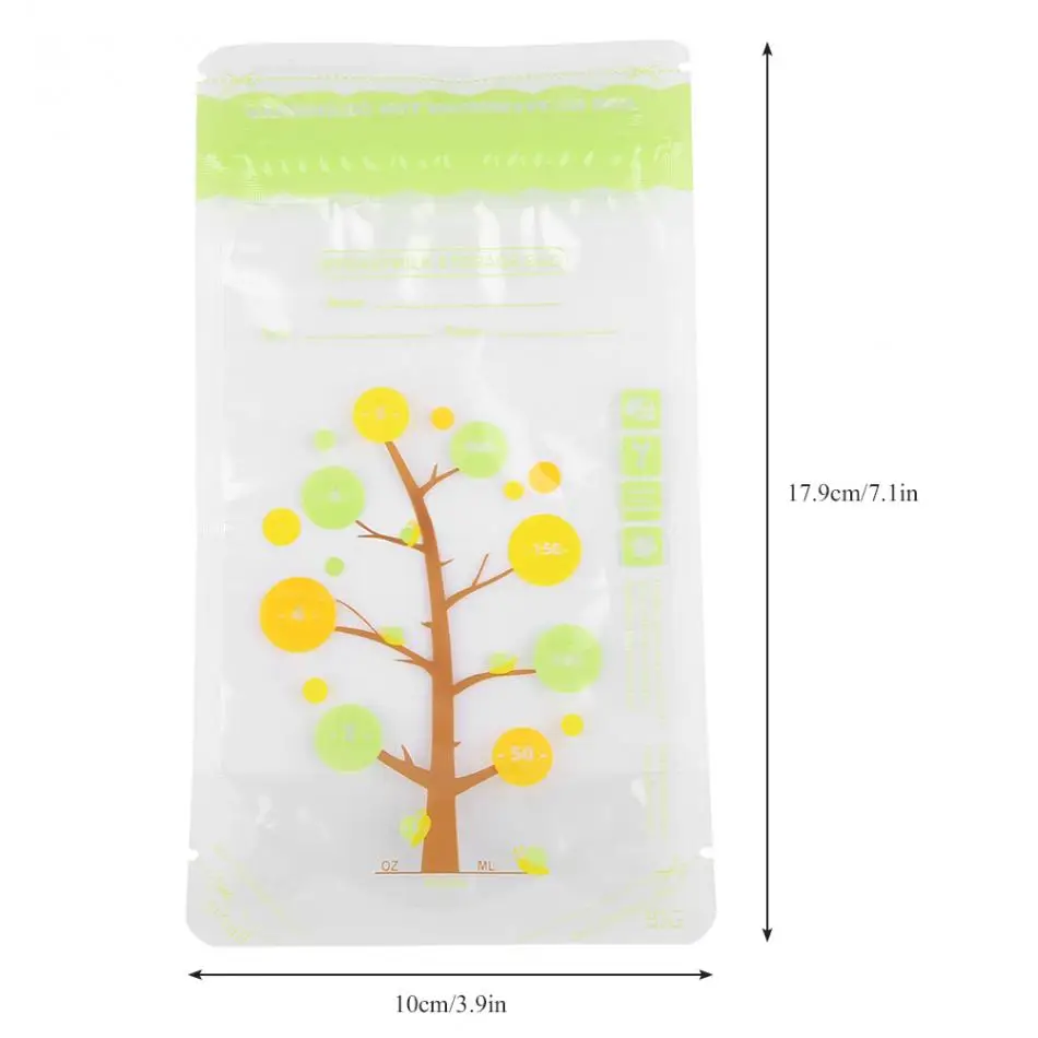 112pcs 235ml Breast milk Storage Bag Mother Milk BPA Free Baby Safe Feeding Bags Baby Food Storage Transparent Single-use