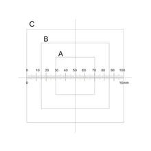 Окуляр микроскопа калибровка микрометра аксессуар для слайдов микроскоп Крест Сетка масштабирования 10 мм Диаметр 20,5 мм