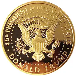 Американский 45th президент Дональд монета с изображением Трампа серебро коллекция металлических монет памятная монета Статуя Свободы