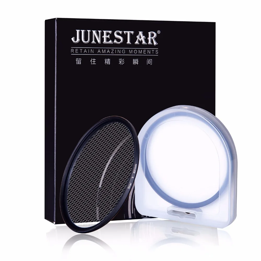 

Star Filter 37mm/40.5mm/46mm/49mm/52mm/58mm/62mm/67mm/72mm/77mm/82mm Filter 4 6 8 Point Line lens for Canon Nikon Sony DSLR