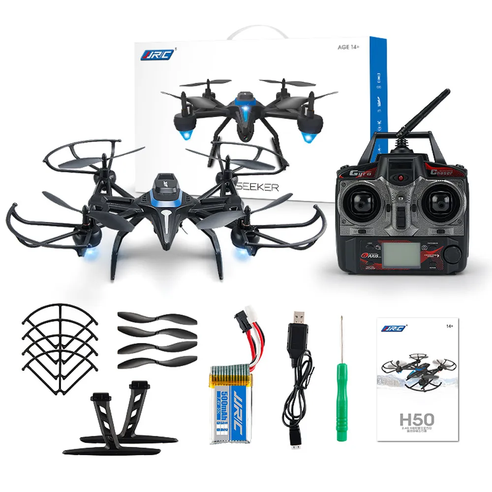 JJRC H50 RC Квадрокоптер WiFi fpv 0.3MP HD камера в режиме реального времени передача видео