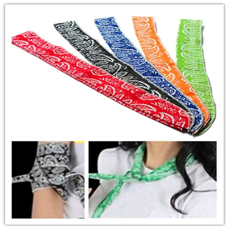 

Free Shipping 5 Colors Refreshing Non-toxic Neck Cooler Scarf Body Ice Cool Cooling Wrap Tie Headband Bandana Wrist Towel