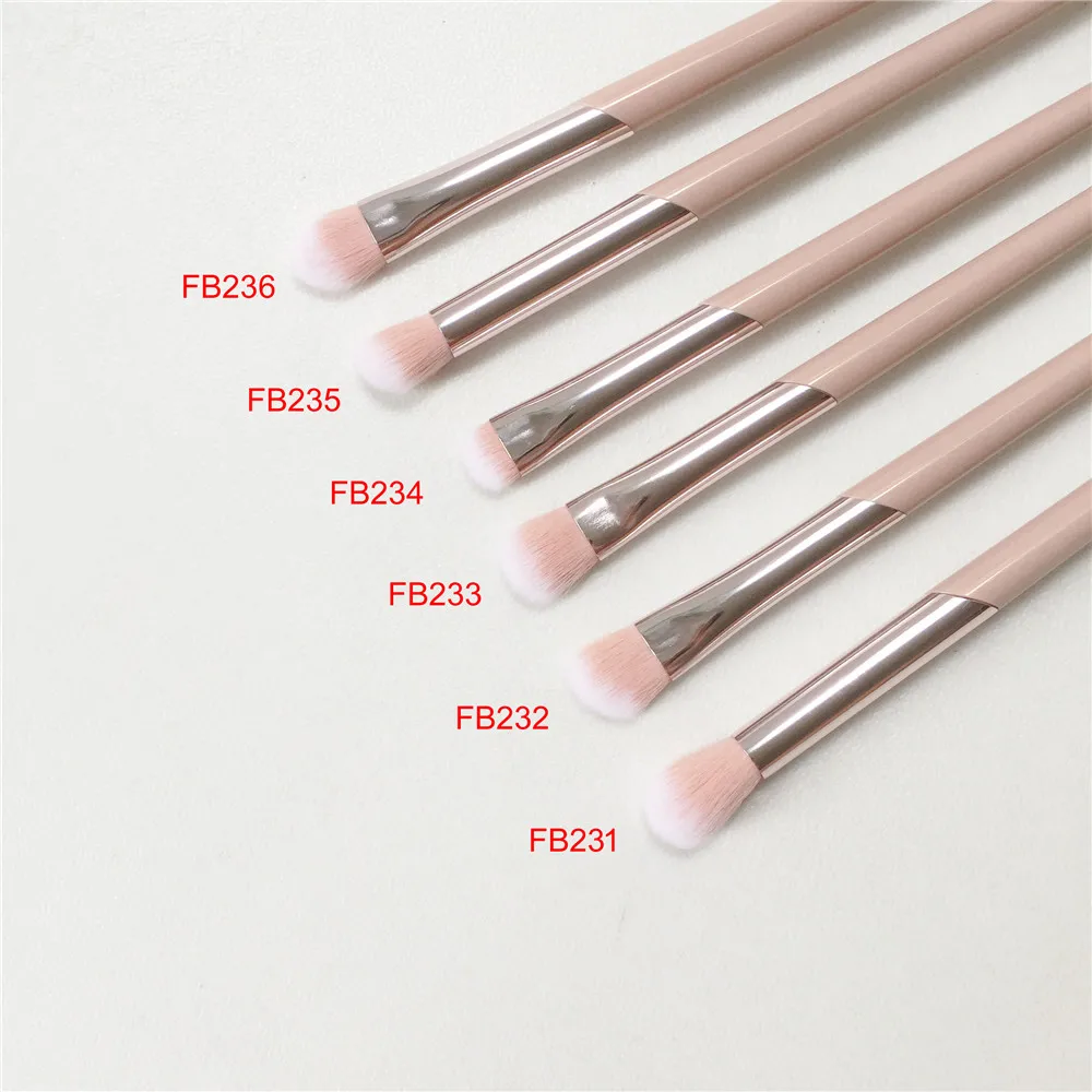 

FB-SERIES Pink Eye Brush Set FB231 FB232 FB233 FB234 FB235 FB236 FB237 Eyeshadow Blending Smokey Shader Smudge Makeup Brush Tool