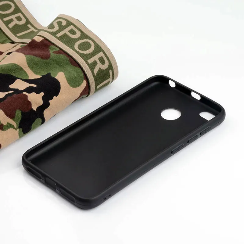 Cubierta de camuflaje para xiaomi redmi 4x 4a funda de silicona teléfono coque nuevo diseño grueso pesado TPU suave funda capa