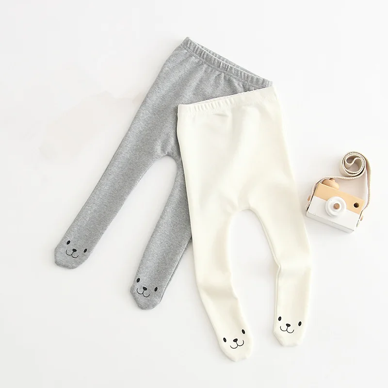 

100% Cotton Baby Slim Pants Autumn Kids Tights Infant Boys Girls Stocking Cute Leggings Baby Pantyhose Toddler Baby Clothes