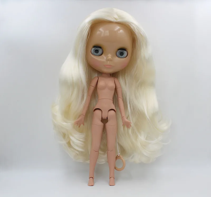 

Free Shipping big discount RBL-575J DIY Nude Blyth doll birthday gift for girl 4color big eye doll with beautiful Hair cute toy