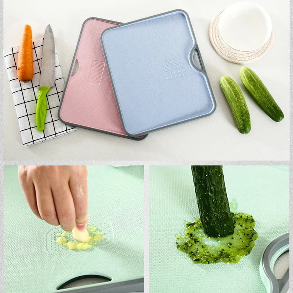 

Paddy Fiber PP Multi-function Cutting Board Mats Anti slip and portable Cutting Board Colorful Kitchen Cutting Board Tools