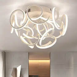 Гостиная светодиодная Подвесная лампа алюминиевая современная лампа для гостиной потолочная лампа для спальни Подвесные светильники