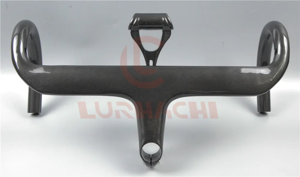 

LURHACHI GIHB02 Integrated Carbon Handlebar Road Bicycle Handlebar/Bent Bar Carbon Bike Handlebar Size 400/420/440mm
