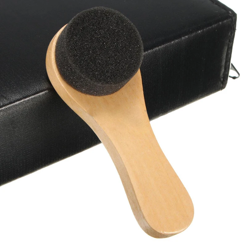 JX-LCLYL 7 in 1 Travel Case Black & Neutral Shoe Shine Polish Brushes Cleaning Set Kit 