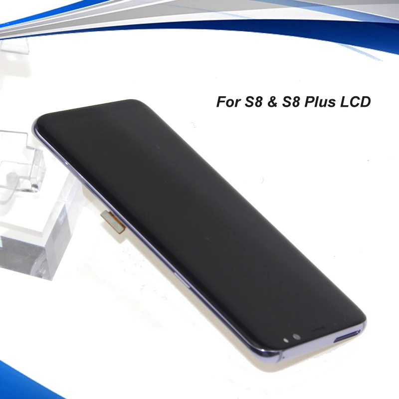 

S8 LCD for For Samsung Galaxy S8 plus G950F G950A G955f G955u lcd For SAMSUNG Galaxy S8 G950 G950F Display with frame