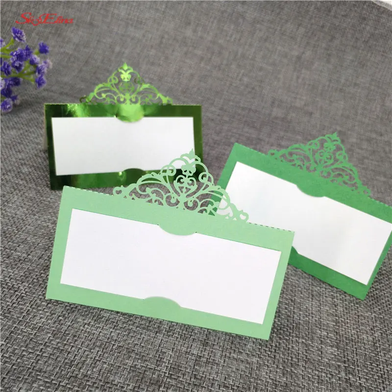 2019new 100 Pcs Laser Cut  Place Escort Card Name Place Seat Card Wedding Invitation Table Cards For Party Table Decoration 5zSH873 (125)