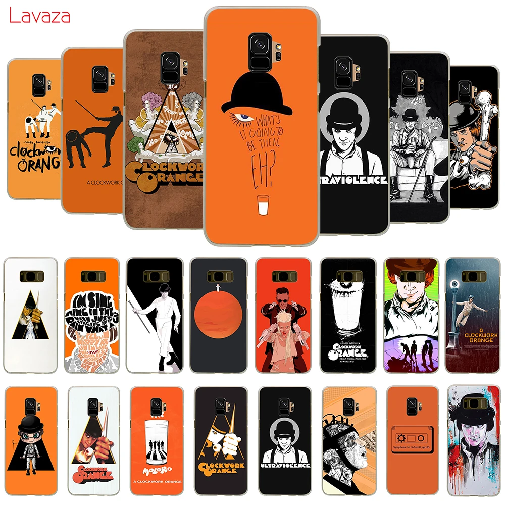 

Lavaza A Clockwork Orange Film Anime Hard Phone Cover for Samsung Galaxy S8 S9 S10 Plus A50 A70 A6 A8 A9 2018 Case