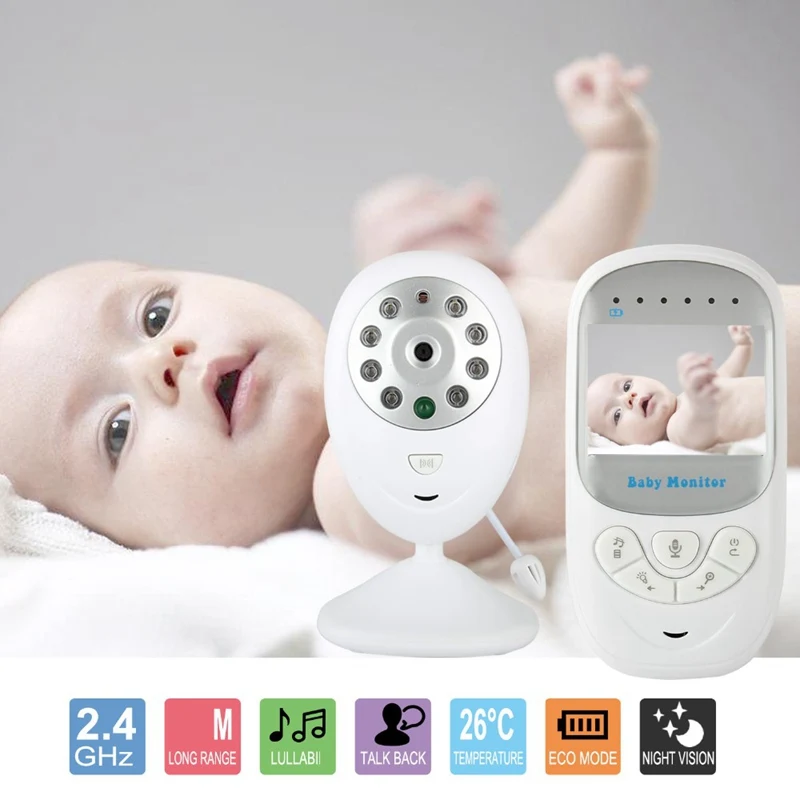 

2.4GHz Wireless Baby Camcorder Infant Radio Babysitter Digital Video Camera Sleeping Night Vision Temperature Display Radio
