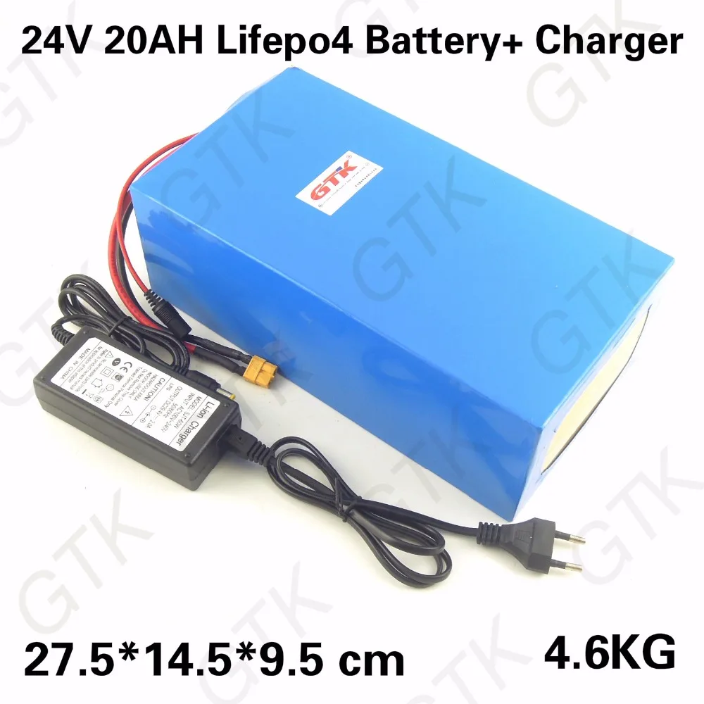 24V 20Ah батарея для электровелосипеда с ПВХ чехол lifepo4 bms 24v батарейный блок для гольф-каров Солнечная уличная лампа запасная мощность