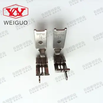 

2018 Promotion Top Fashion For Brothers Double Needle Left And Right Knife Mouth Pressure Foot With All Steel Presser