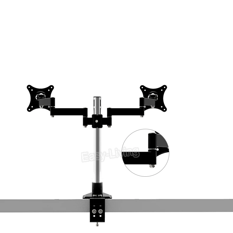 Desktop Dual LCD Computer Monitor Holder 360degree