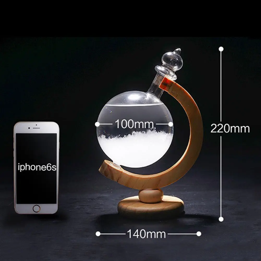 Креативный погода, погода, Кристальные капли, форма воды, штормовое стекло, домашний декоративный глобус, стиль, штормовая бутылка, основа, Кристальная вода, подарок