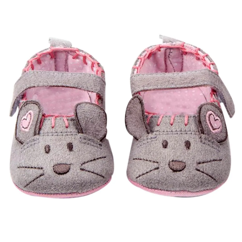 

2017 High Quality Very Cute soft Little mouse princess baby shoes for girl and boy baby shoes 3 size to choose